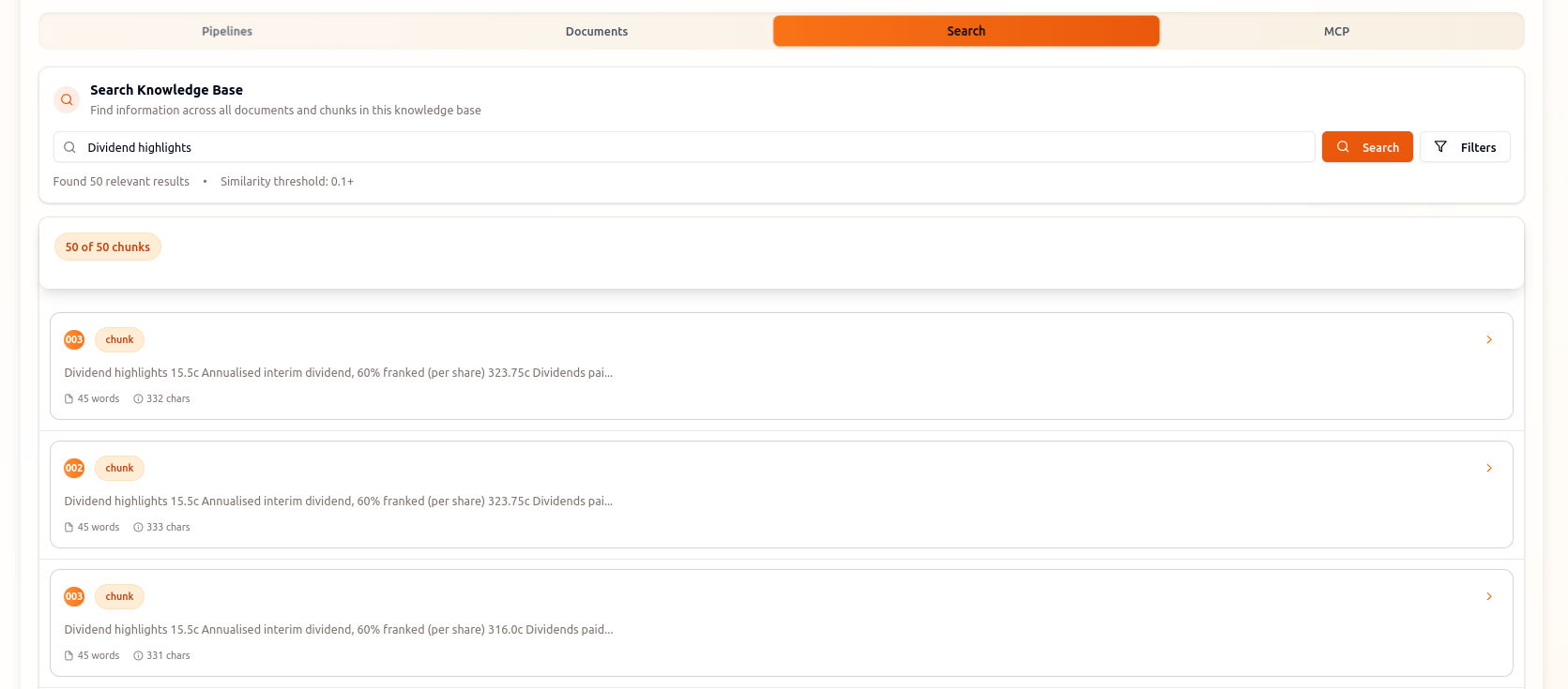 Semantic Search API
