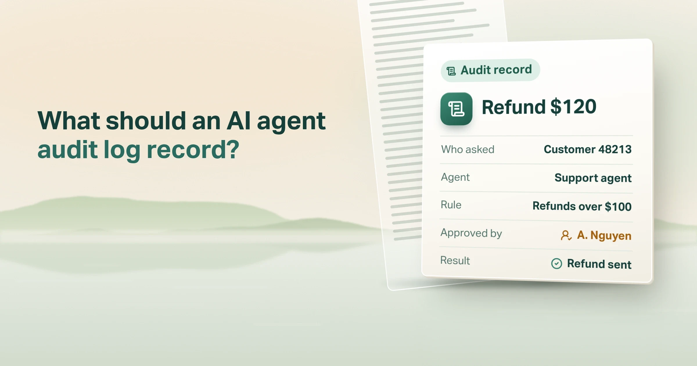 AI Agent Audit Log: A Field-by-Field Checklist
