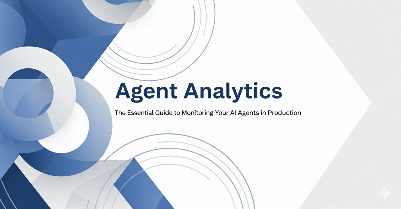 Agent Analytics dashboard showing metrics and performance indicators for deployed AI agents