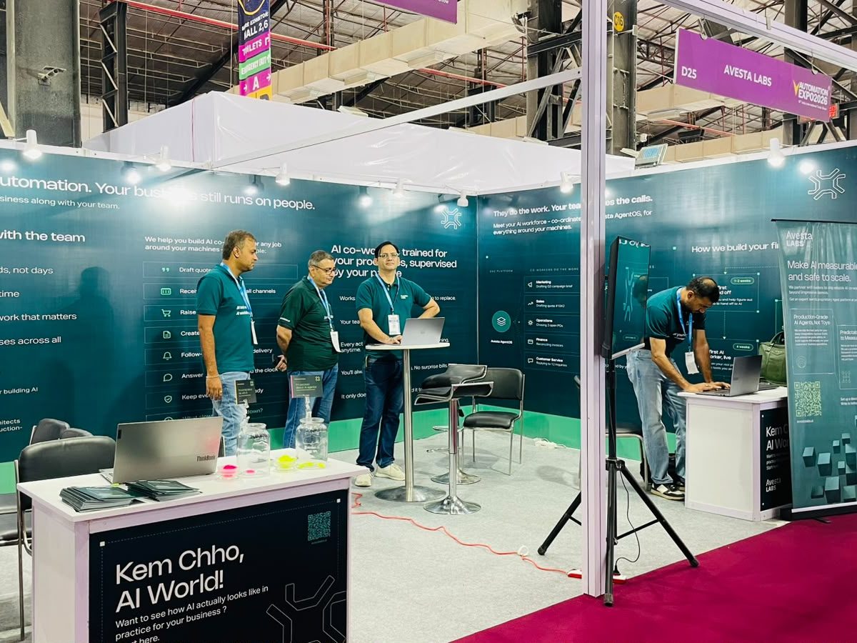 The Avesta Labs stall at Automation Expo 2026